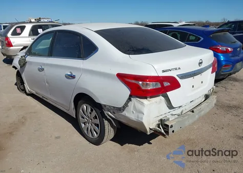 2017 Nissan Sentra S z USA, uszkodzony, nr VIN 3N1AB7AP3HY259492